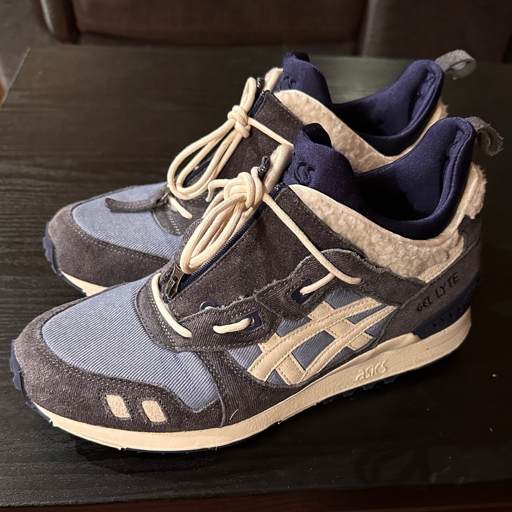 Asics Gel Lyte Sherpa Blue/Grey Sneakers 9 1/2